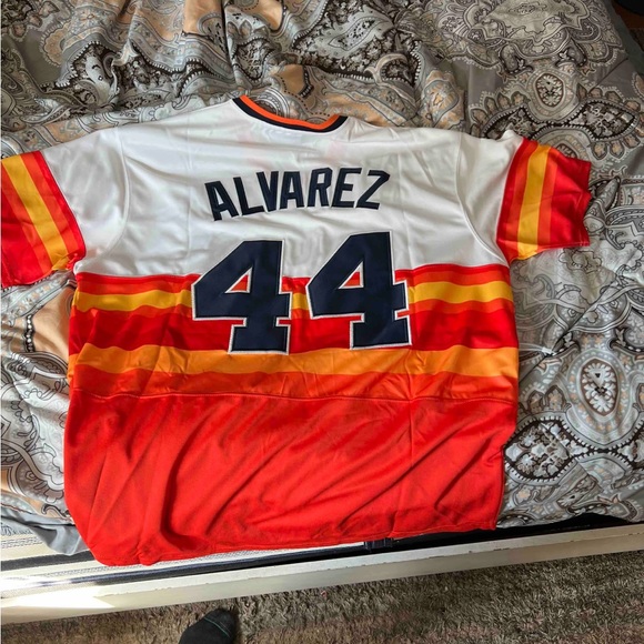MLB Jersey Houston Astros #44 Alvarez - Picture 2 of 2